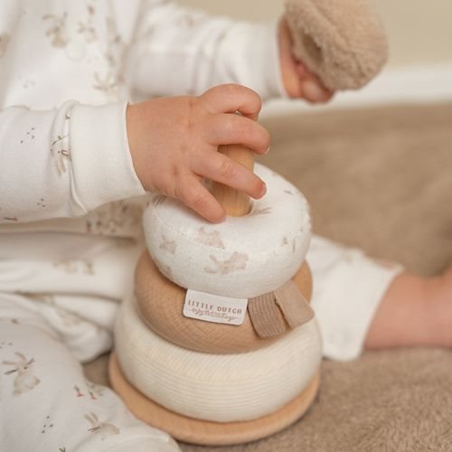 Rocking Ring Stacker By Little Dutch - Baby bunny