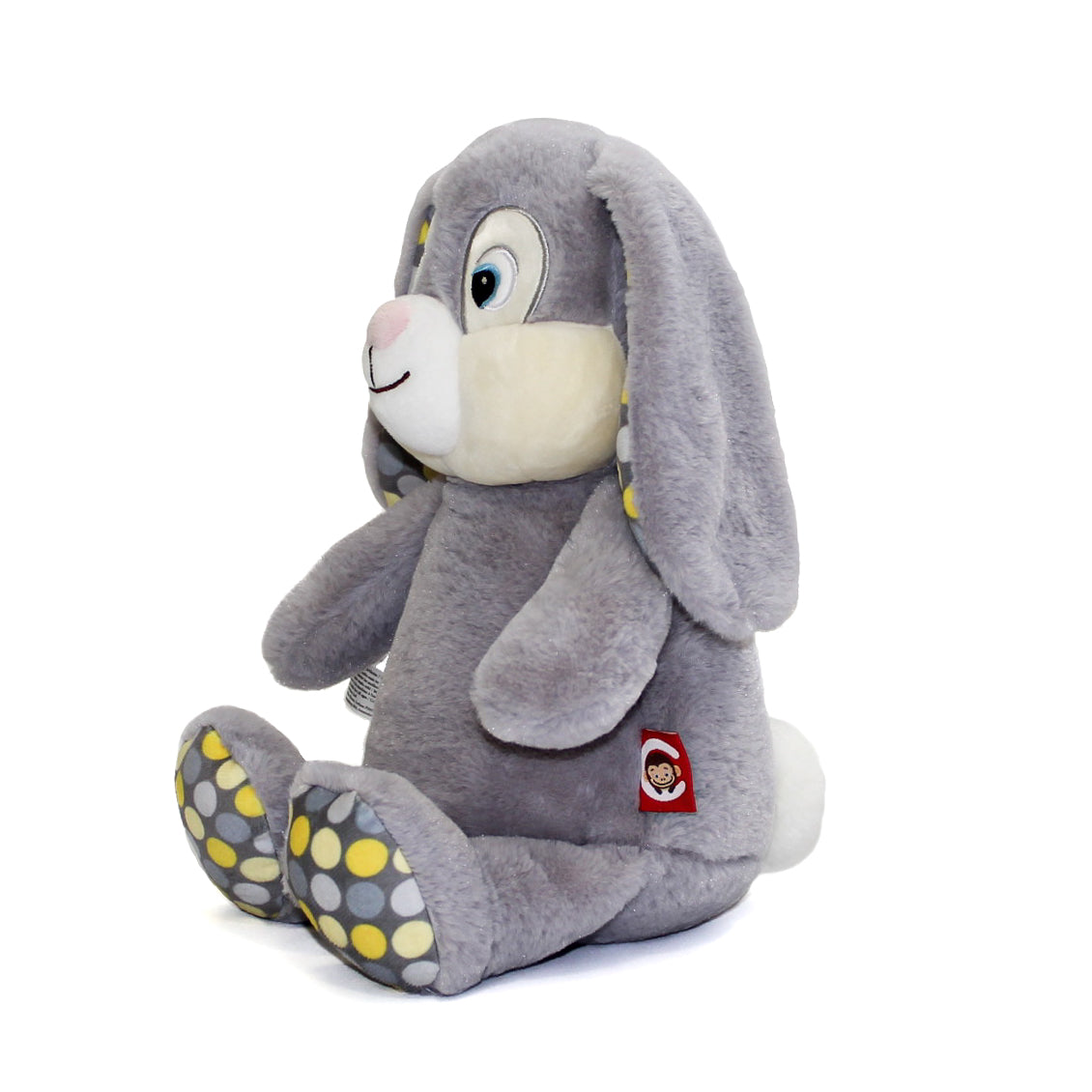 Grey Clovis Brampton personalised bunny rabbit teddy