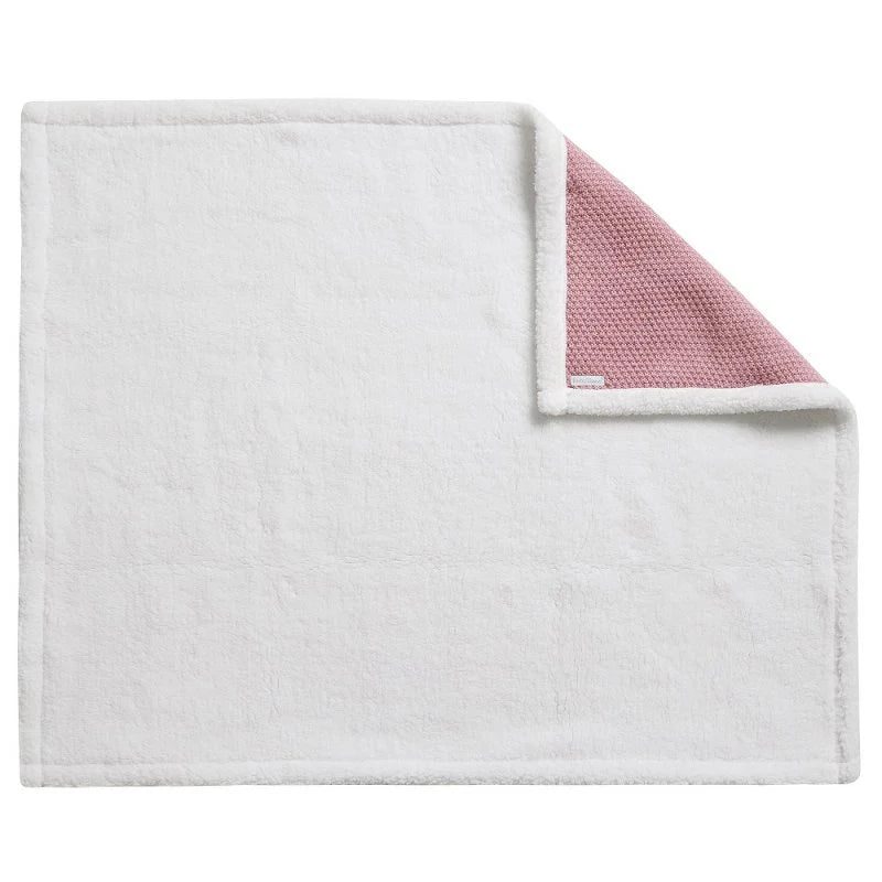Dog Personalised Sherpa Lined Knitted Blanket - choose your design