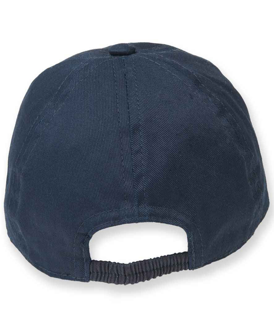 Toddler personalised elasticated cap - choose your colour