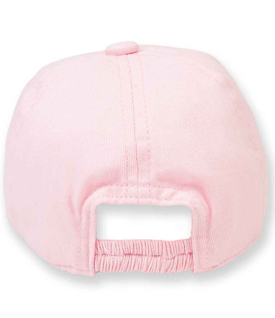 Toddler personalised elasticated cap - choose your colour
