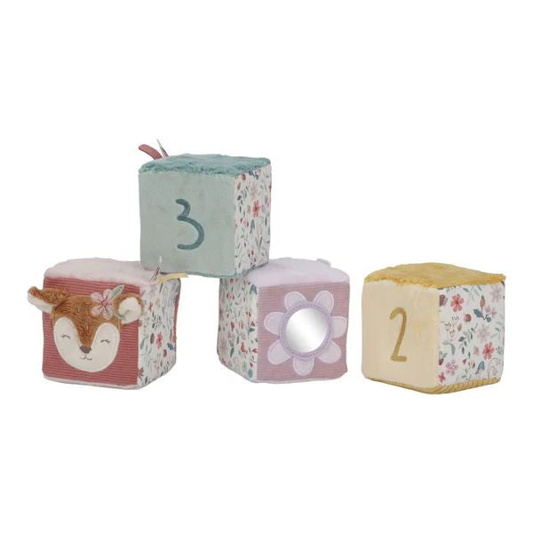 4 Soft blocks - Fairy Garden by Little Dutch