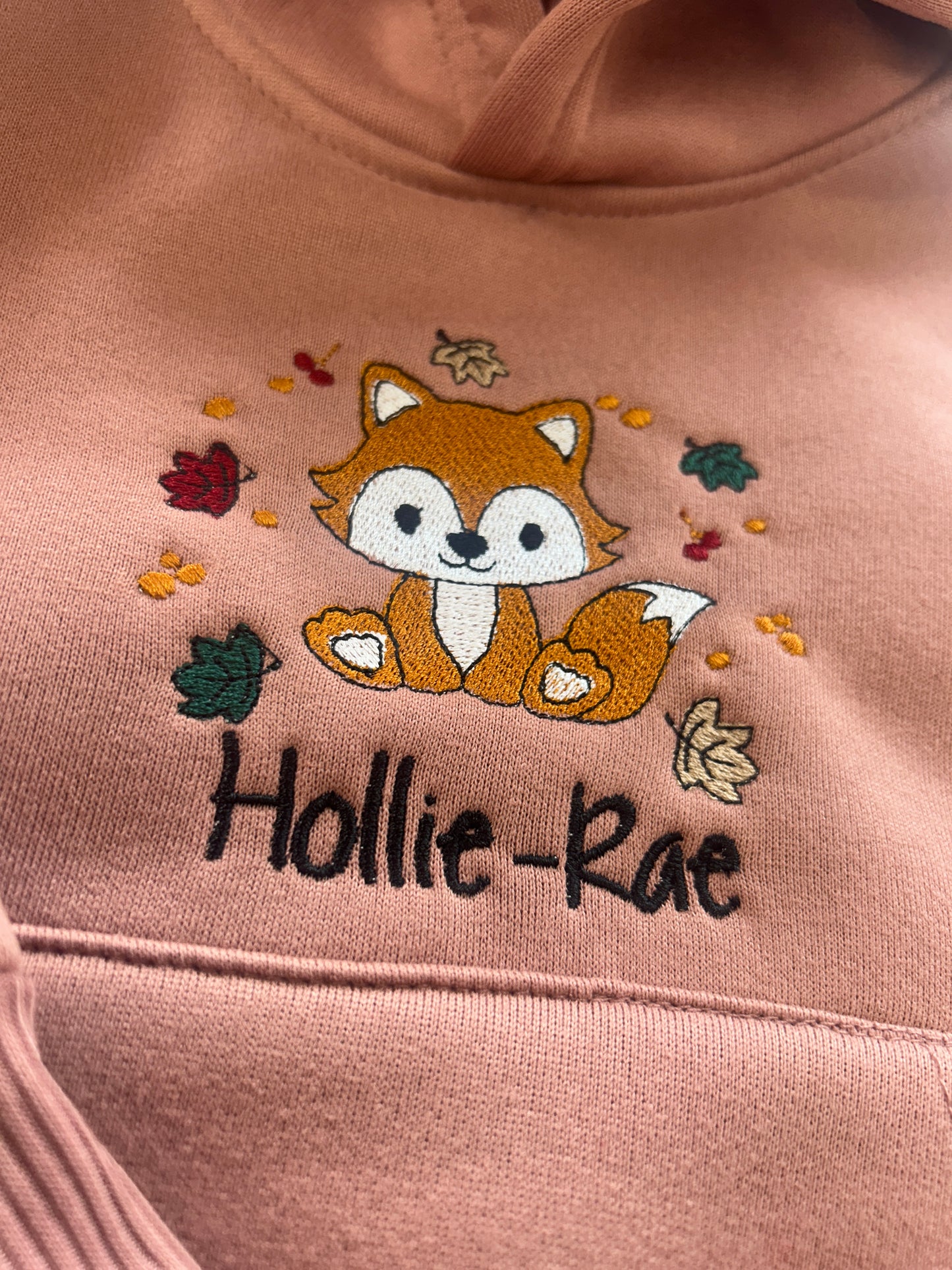 Hoodie tracksuit personalised Autumn Fox design set