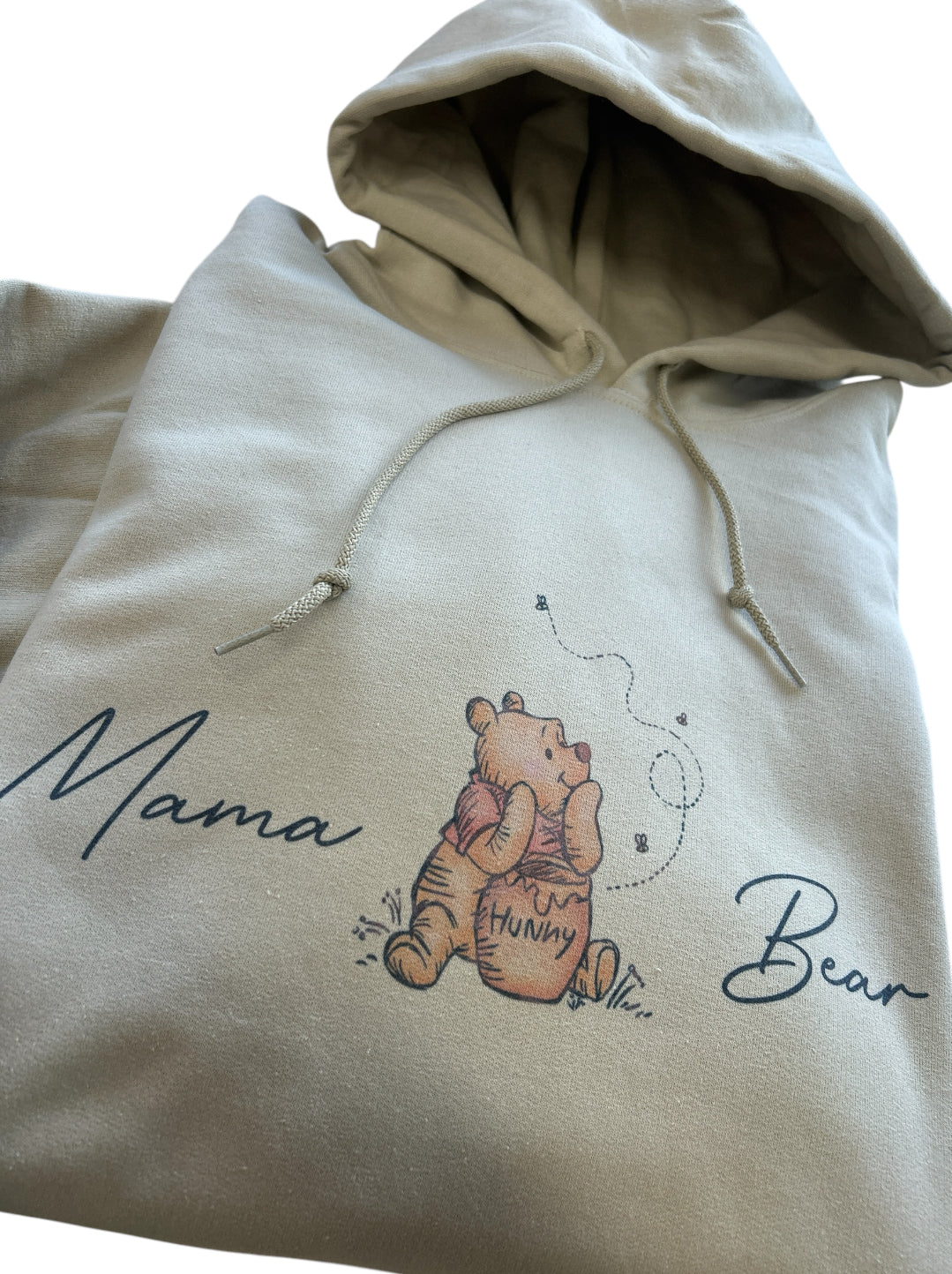 Adults Winnie the Pooh Personalised "Mummy Bear" Hoodie