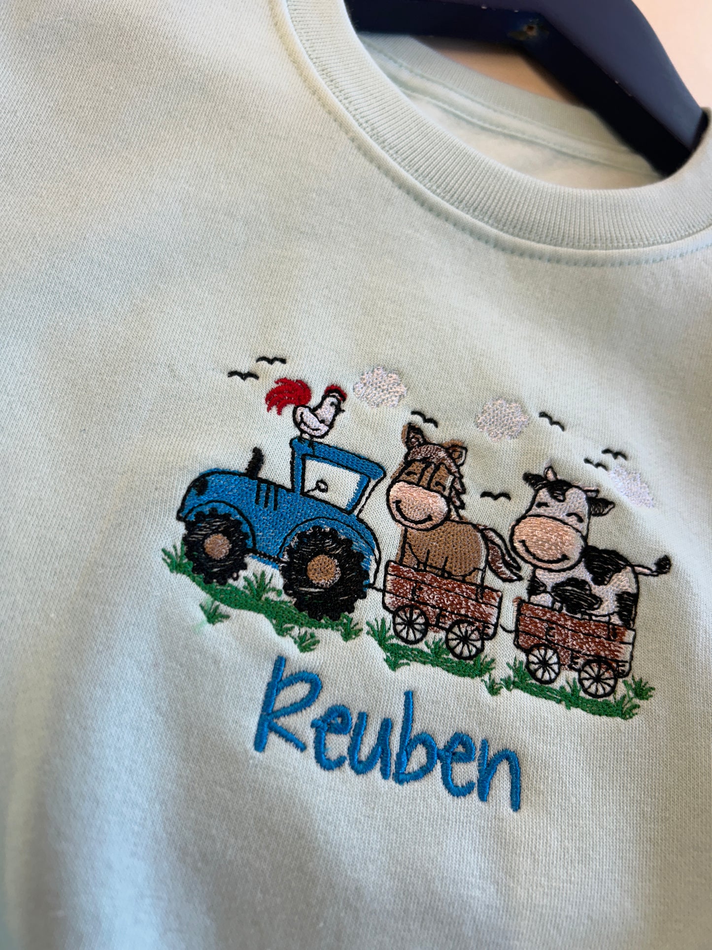Farmyard Kids personalised sweater