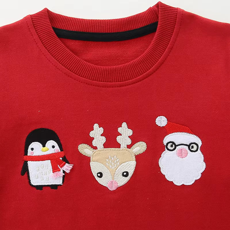 Christmas Trio Christmas personalised kids sweater