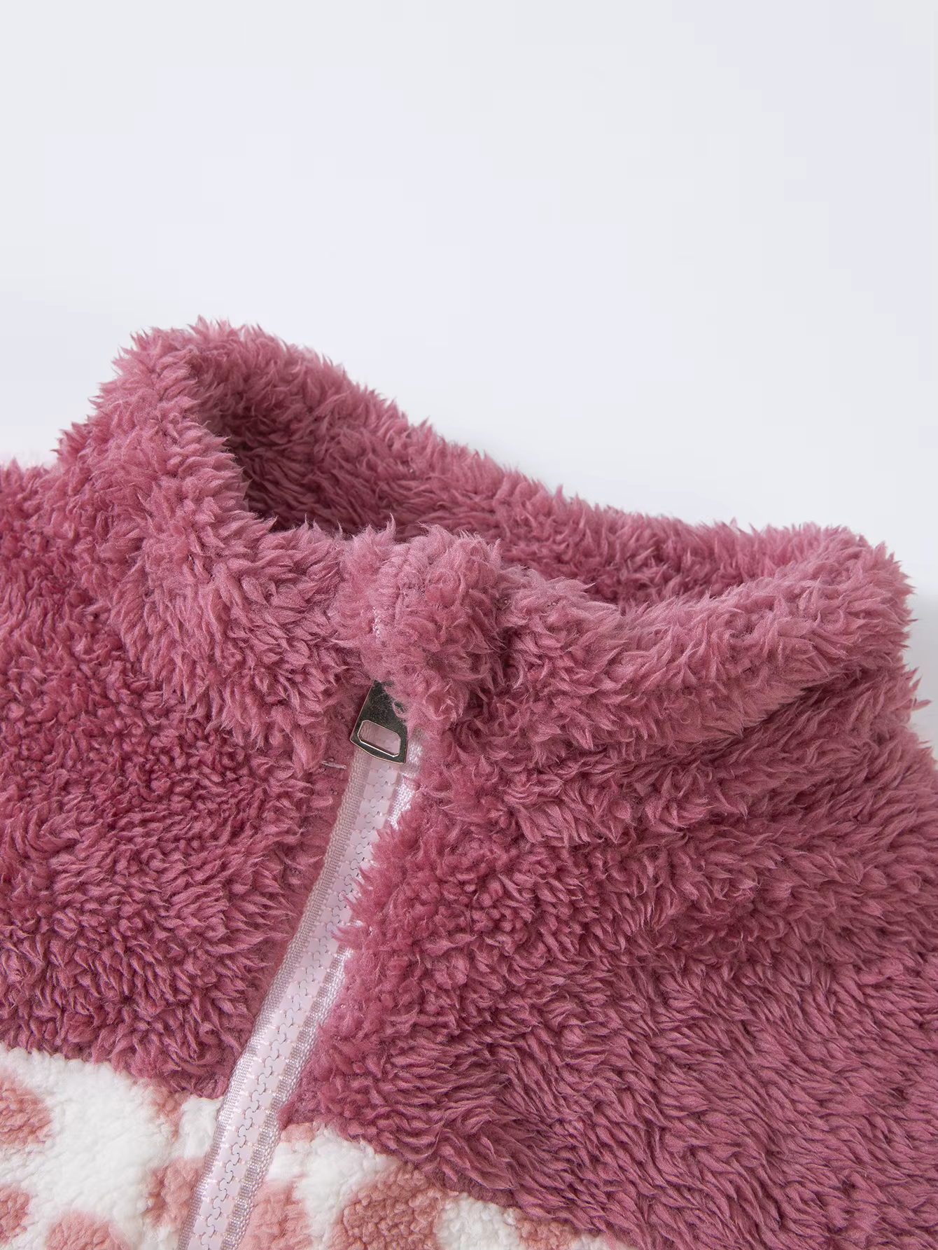 Fluffy Personalised Fleece Stripe Jacket Coat