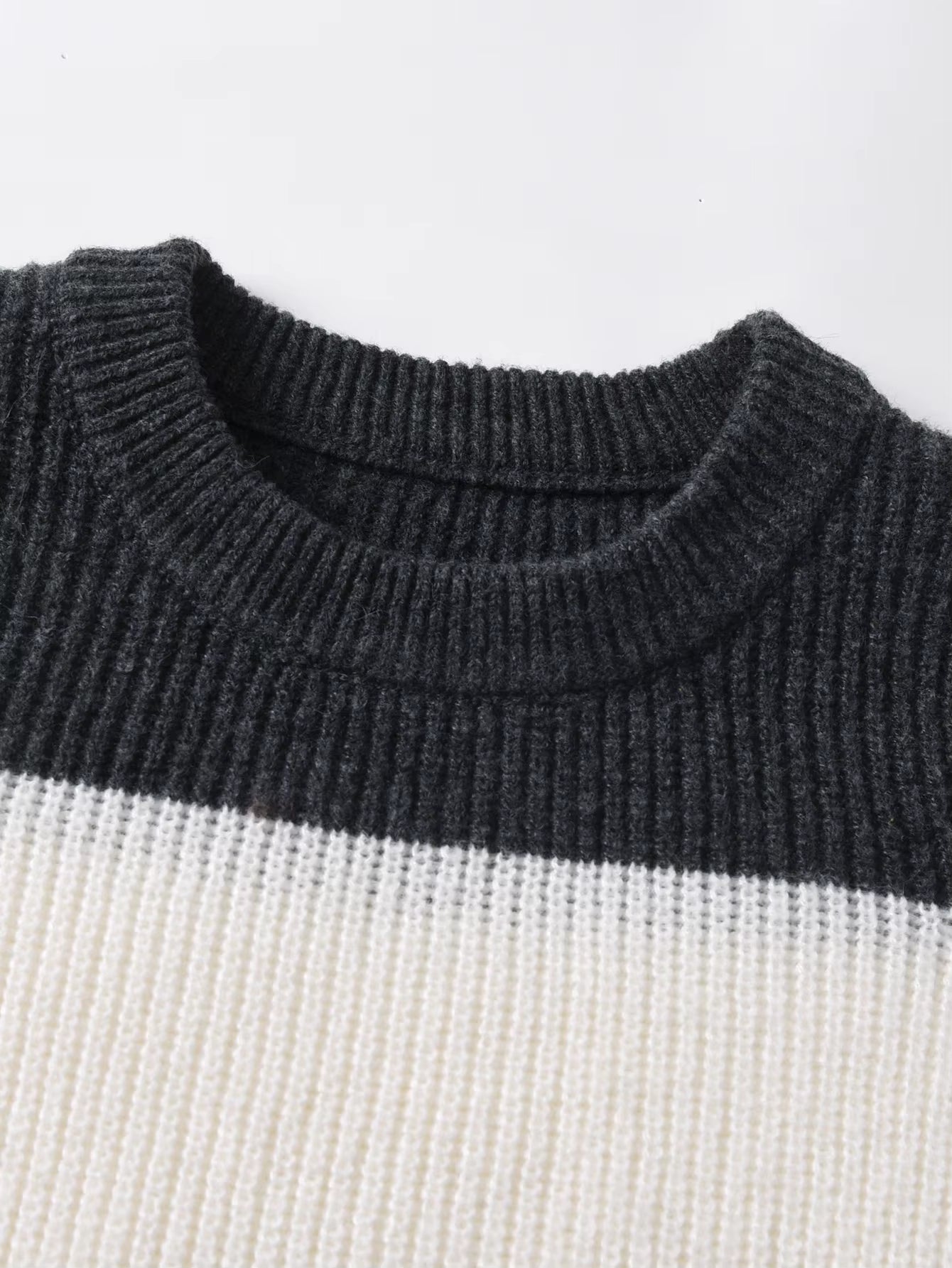 Boys Stripe Knitted personalised kids sweater