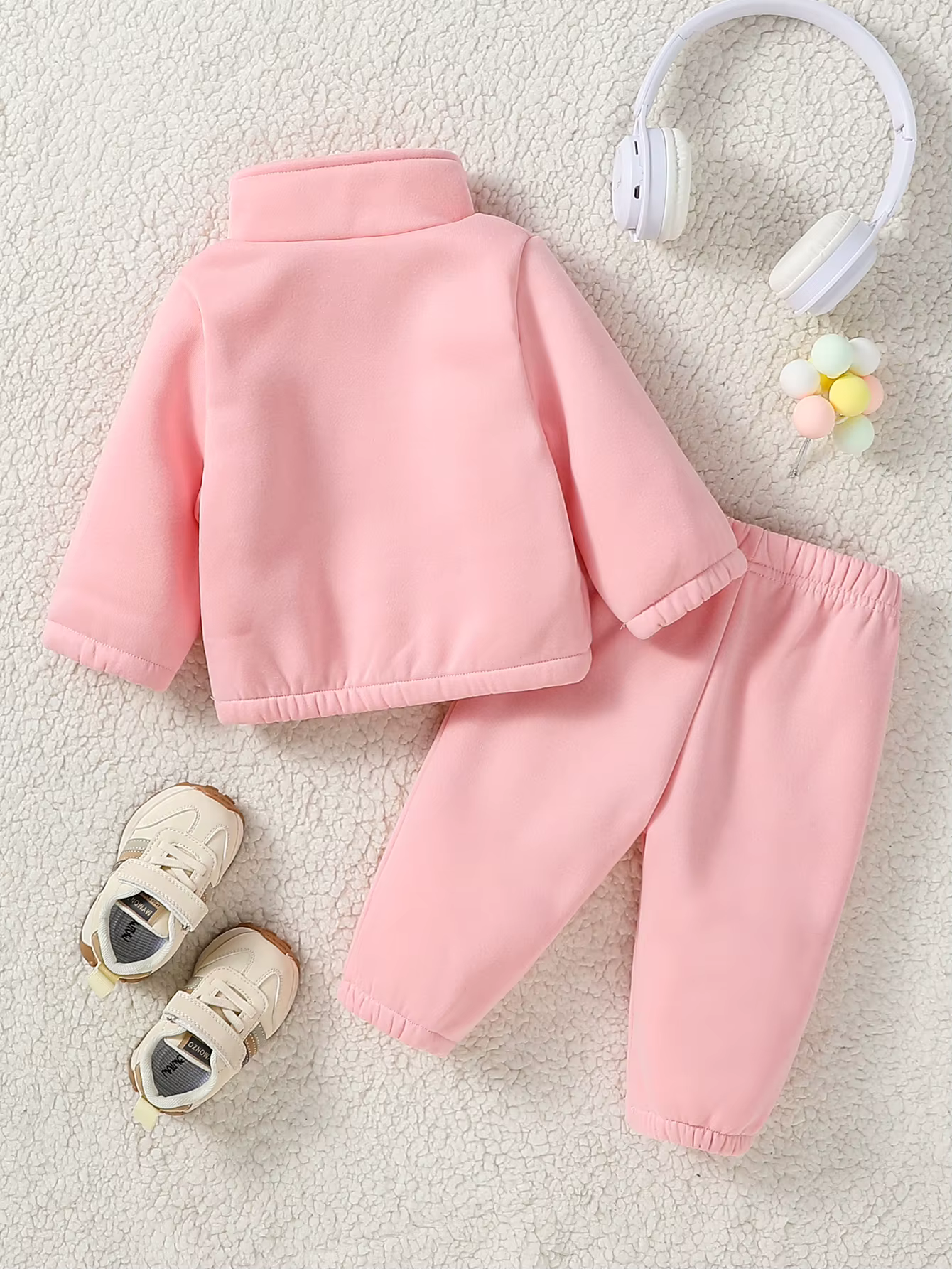 Fleece 1/4 zip tracksuit set personalised name