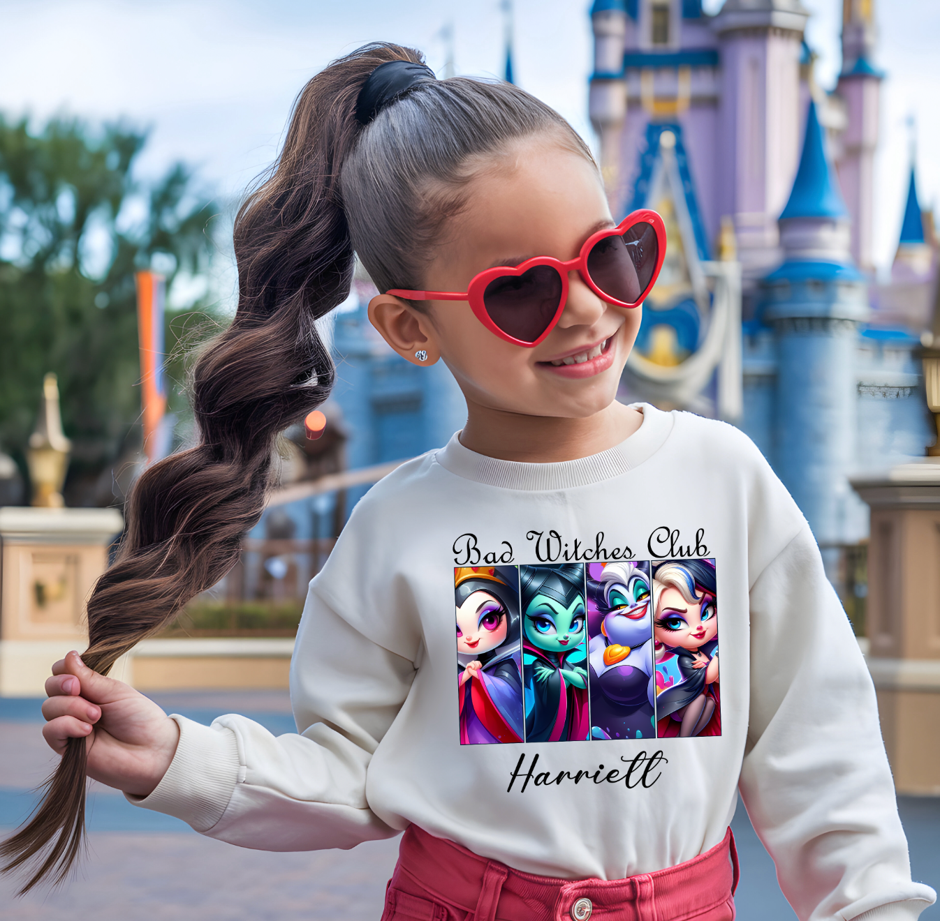 Bad Witches personalised Disneyland Adventure sweater