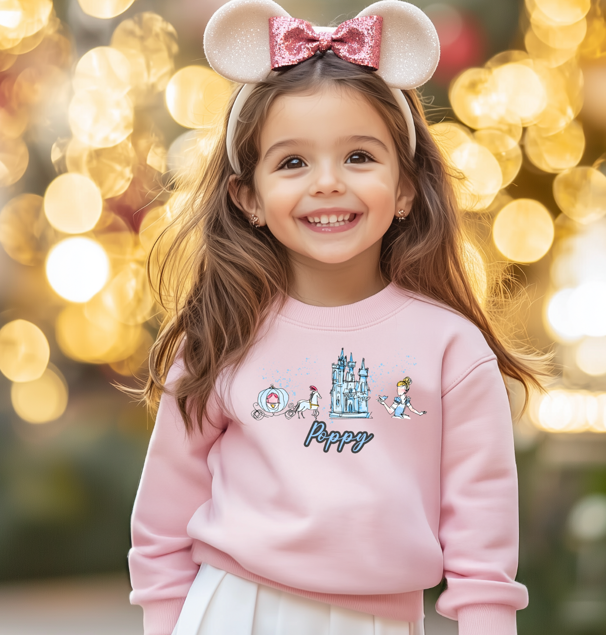 Cinderella personalised Disneyland Adventure sweater