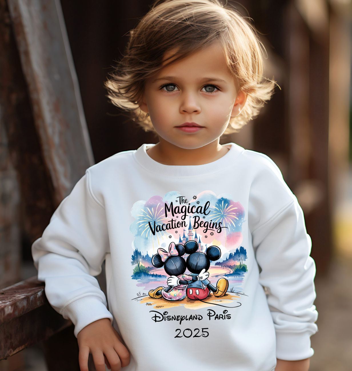 Magical Holiday personalised Disneyland Adventure sweater