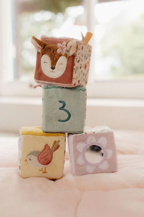 4 Soft blocks - Fairy Garden by Little Dutch