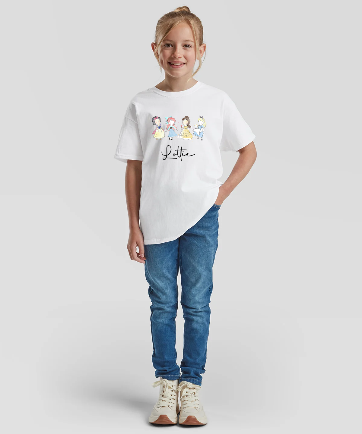 Princess design personalised Kids T-shirt