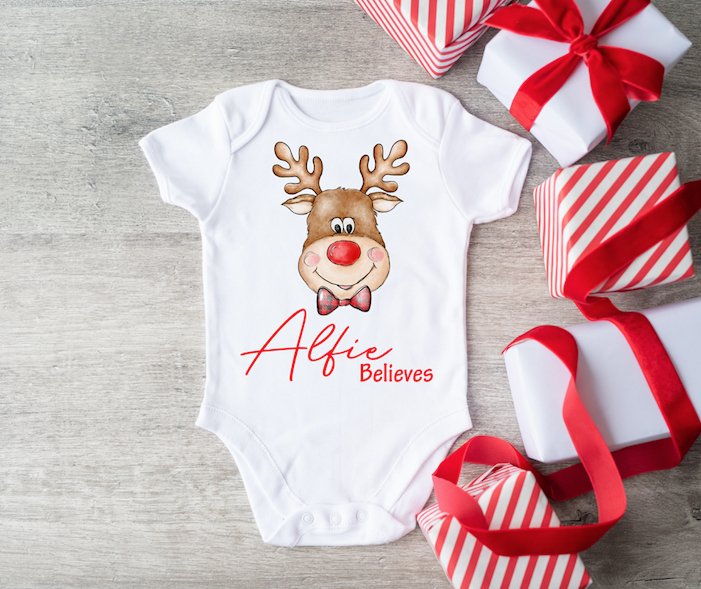 Christmas Vest - Reindeer & Bow Tie