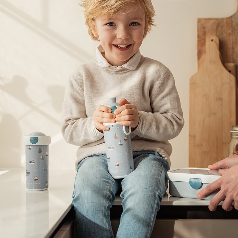 Drinking bottle 400ml pop-up Sailors Bay by Little Dutch