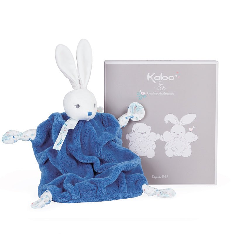 Kaloo Plume Doudou (Comforter) Rabbit Ocean Blue