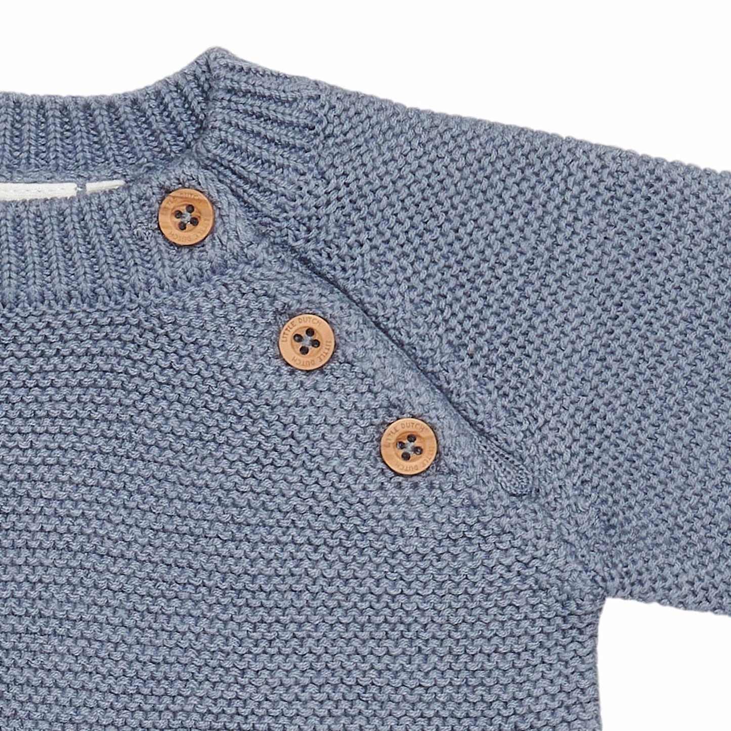Little Dutch Knitted one-piece suit Blue