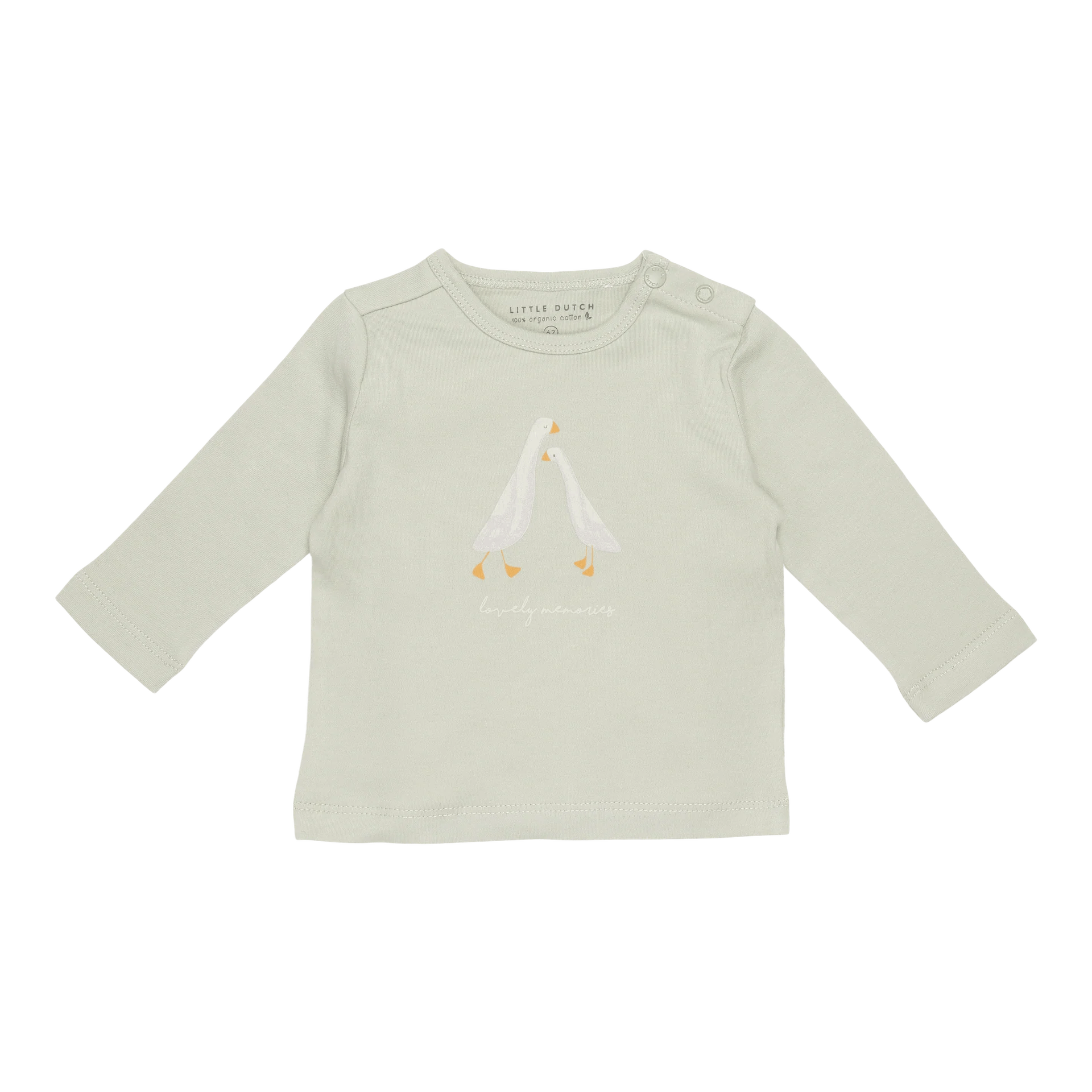 Little Dutch T-shirt long sleeves Little Goose Lovely Memories Olive