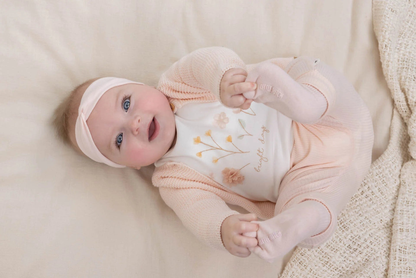 Little Dutch Trousers Rib Pink