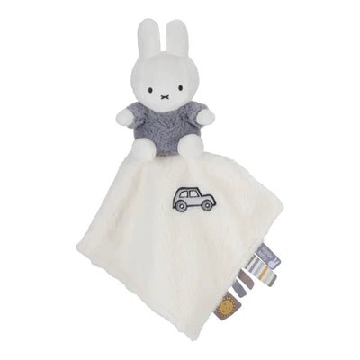 Miffy Cuddle Cloth Fluffy - Blue by Little Dutch