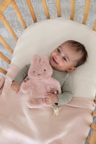 Miffy Dummycloth Fluffy - Pink by Little Dutch