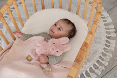 Miffy Dummycloth Fluffy - Pink by Little Dutch