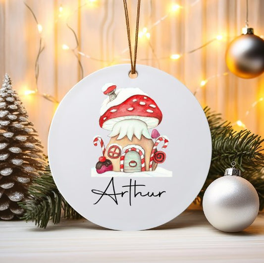 Personalised Christmas Bauble - Design 3 Name Only