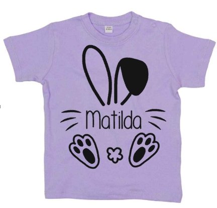 Personalised Easter T-Shirt - Various T-shirt Colours