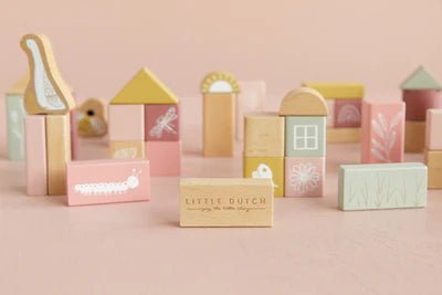 Pink Building Blocks by Little Dutch