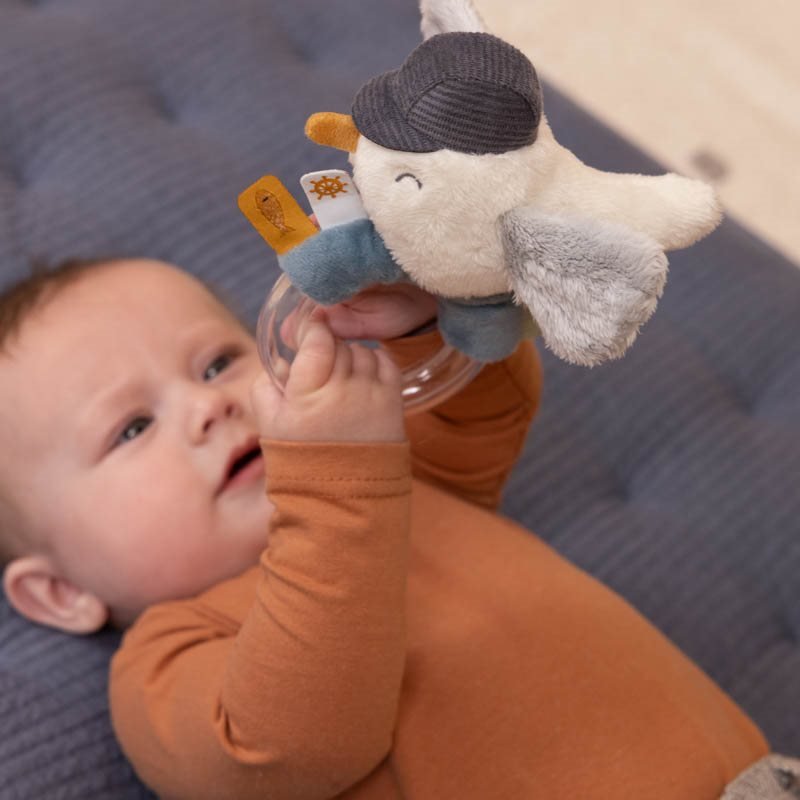 Rattle Ring Seagull by Little Dutch