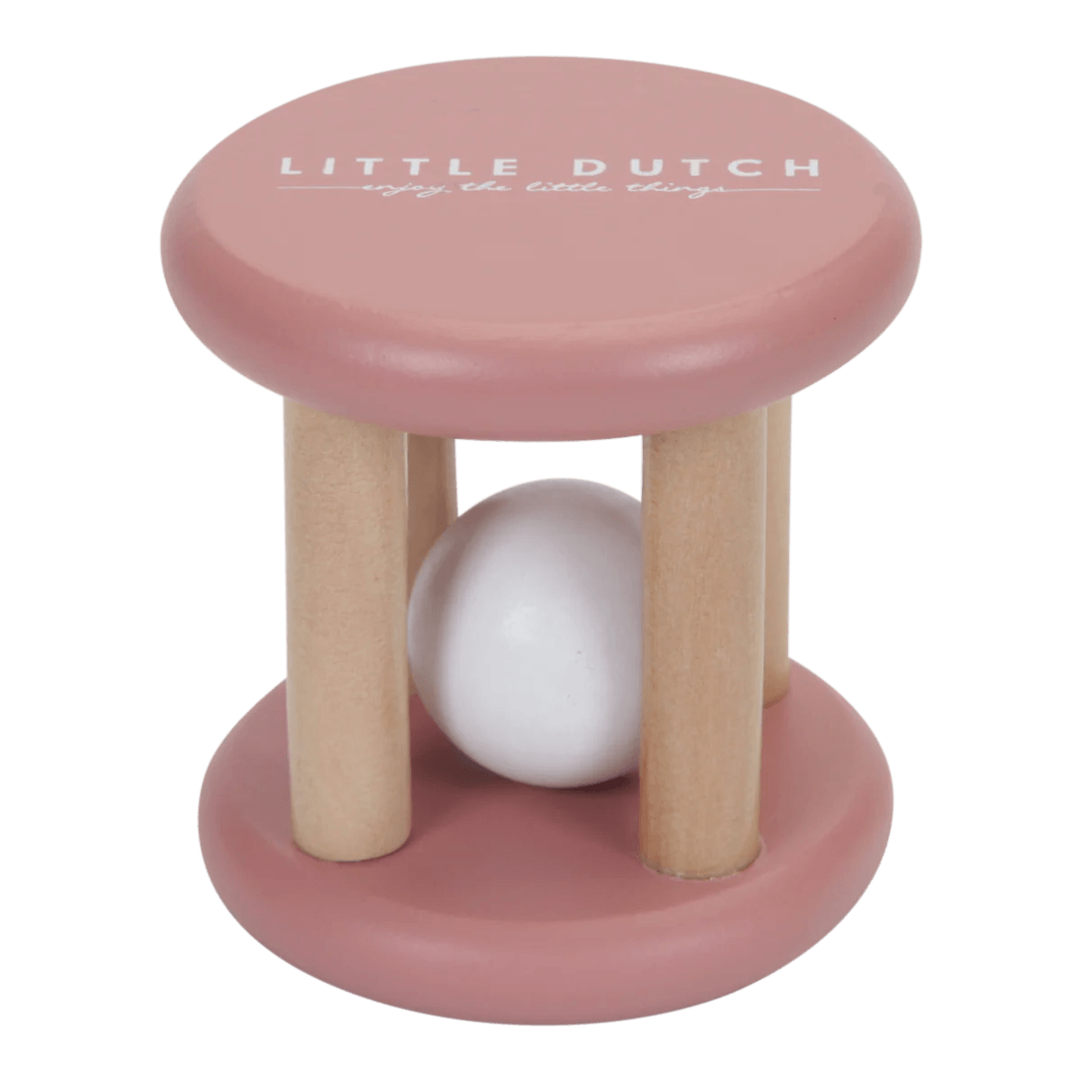 Roller Rattle By Little Dutch - Pink
