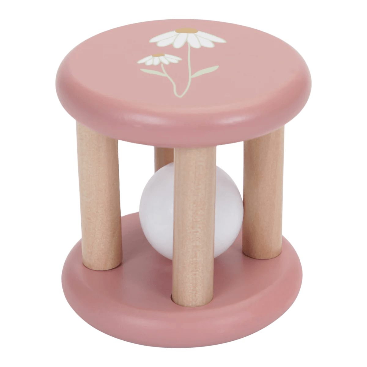 Roller Rattle By Little Dutch - Pink