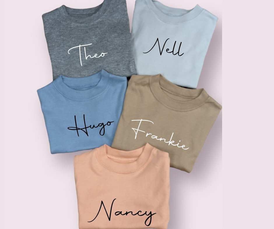 Short sleeve personalised kids T-Shirt