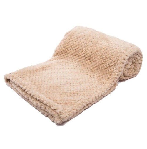 The Belmont Baby Blanket Coffee/Beige
