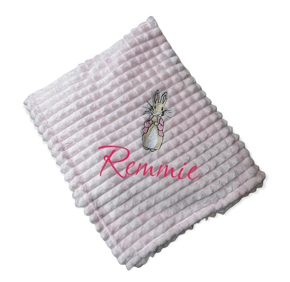 The Kenton baby Blanket with Bunny