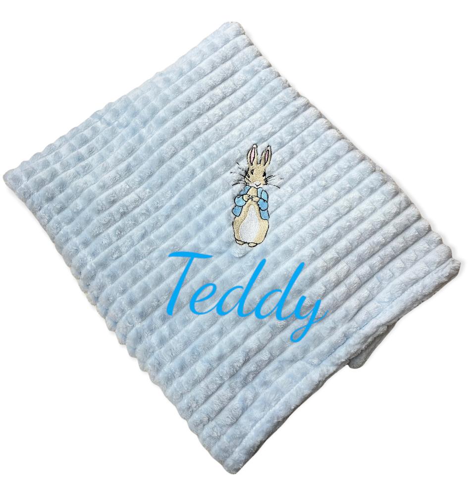 The Kenton baby Blanket with Bunny