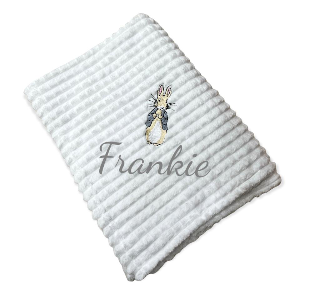 The Kenton baby Blanket with Bunny