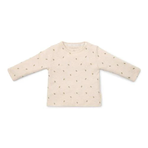 Long Sleeve T Green Leaves by Little Dutch