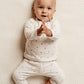 Long Sleeve T Green Leaves by Little Dutch