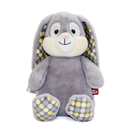 Grey Clovis Brampton personalised bunny rabbit teddy