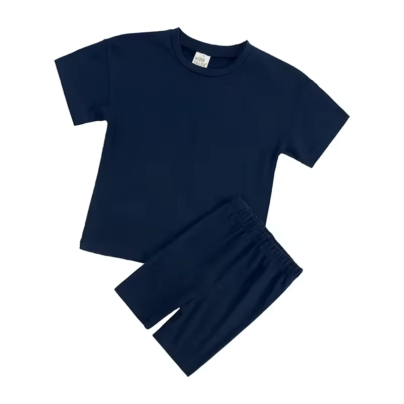 D1 Kids Personalised Cycle short summer t-shirt set