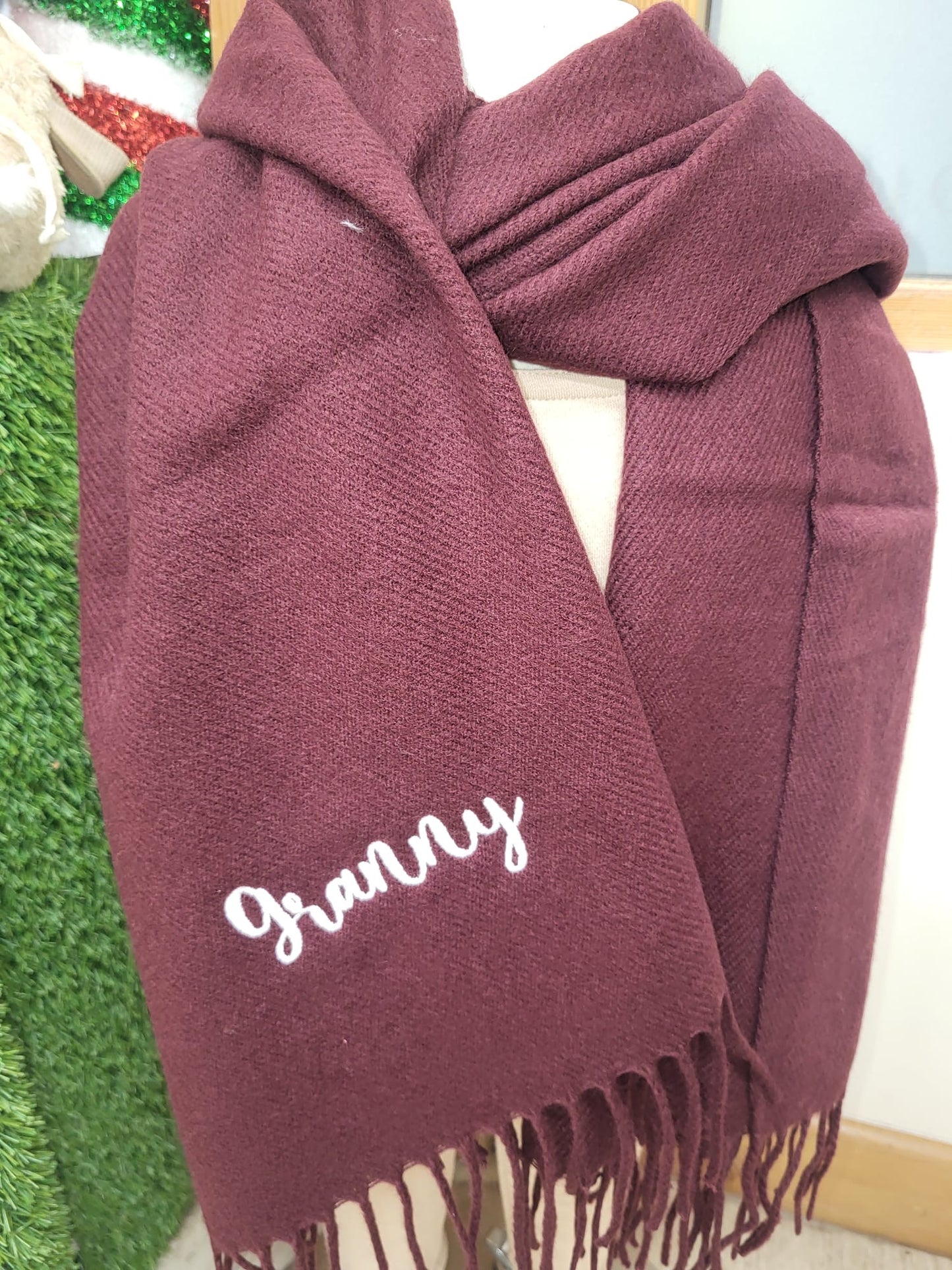 Ladies Mama Nana Personalised scarf