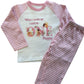 Fairy's When I Wake Up Personalised pink stripe Birthday Pyjamas Pjs