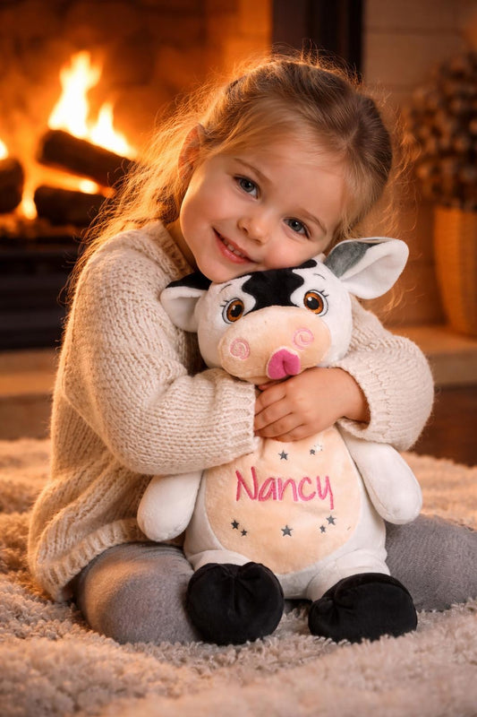 Callie mae Original Cow Bear Personalised Teddy