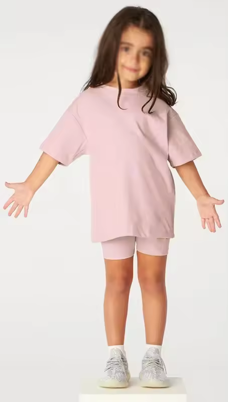 D4 Kids Personalised Cycle short summer t-shirt set