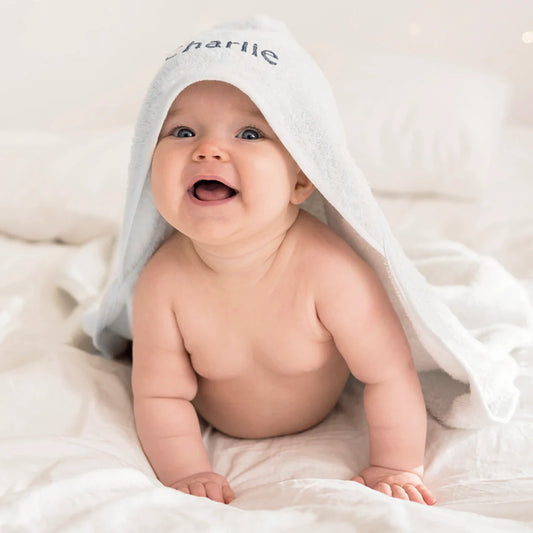 Grey Hooded Towel