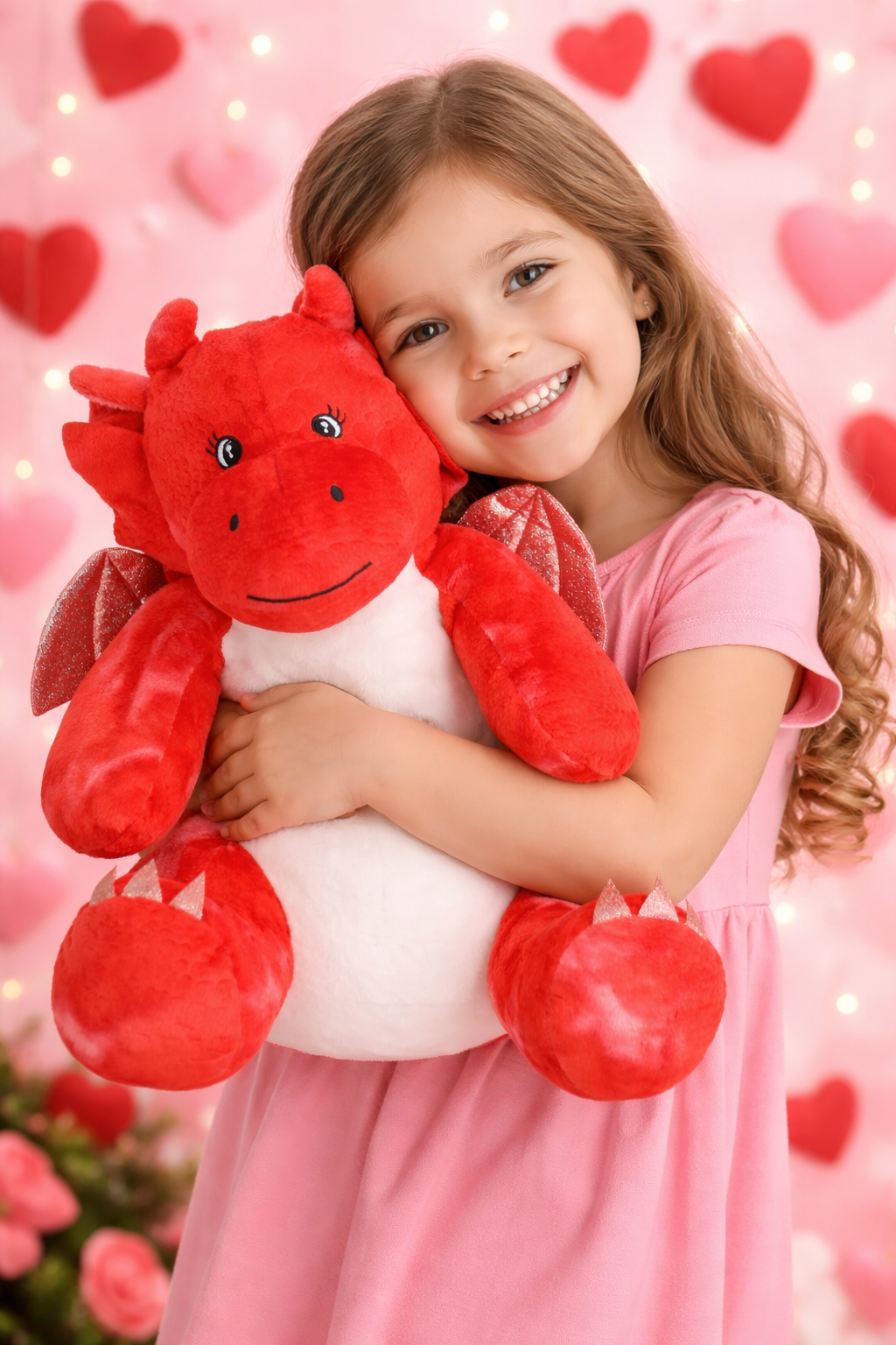 Zippie Red Dragon Personalised Teddy