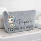 Dino personalised Nappy and Wipes storage bag