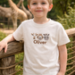 Safari trio embroidered personalised kids T-Shirt
